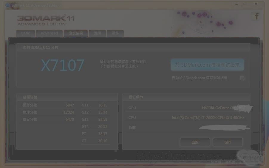 NVIDIA GeForce GTX 780 3DMark11 02