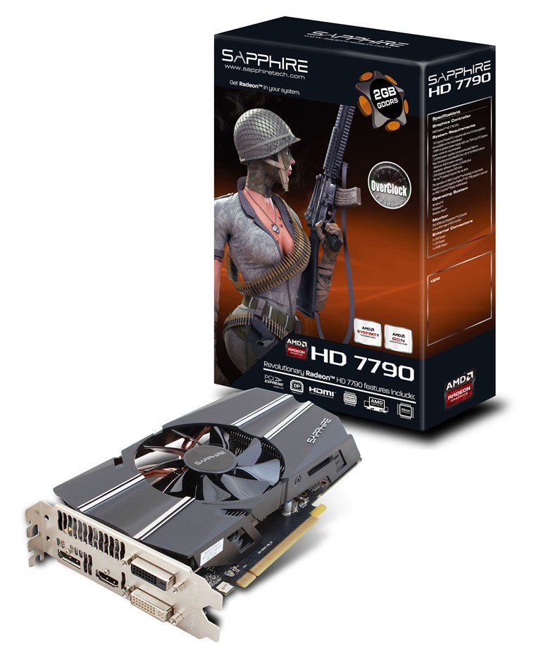11210-03 HD7790 OC 2GGDDR5 DP HDMI 2DVI PCIE LBC